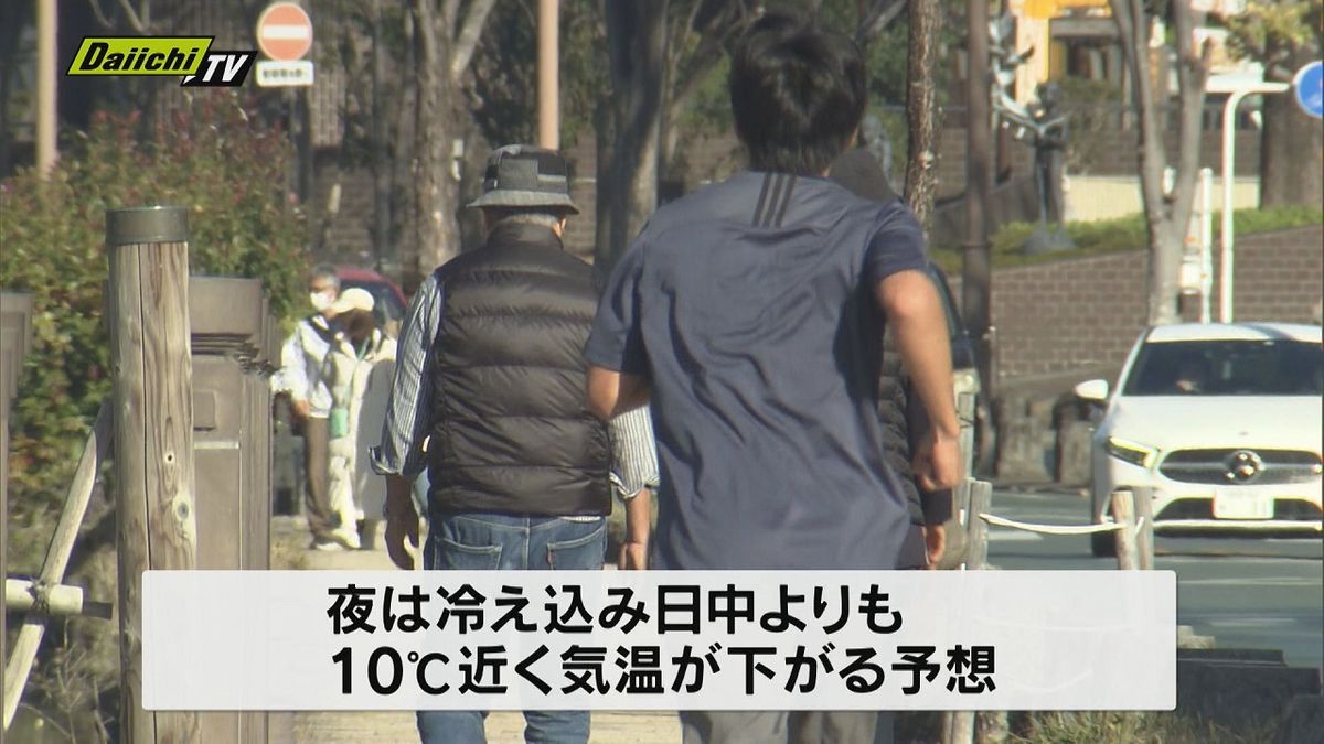 季節外れの暖かさ 静岡県内は予想最高気温２０℃超の所も（１０日 静岡県）