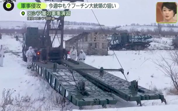 「橋を架ける」ロシアの軍事演習