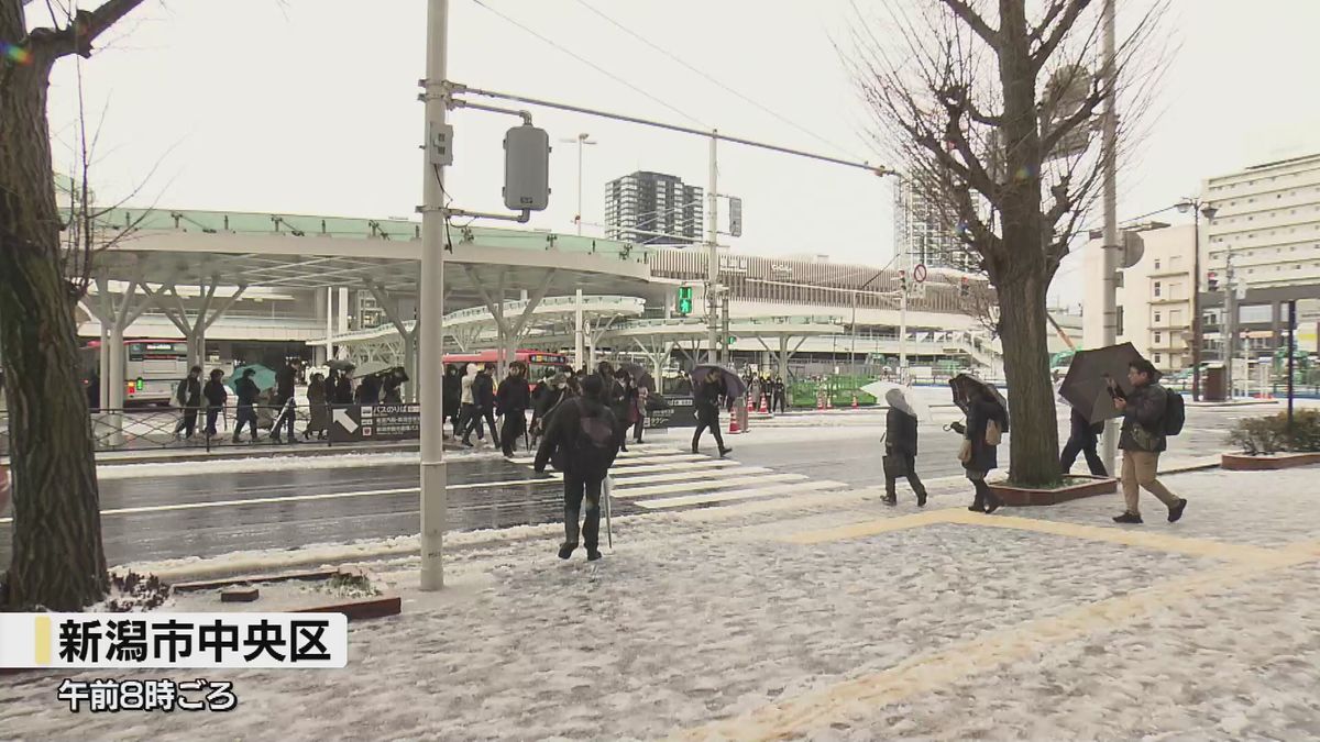 【大雪警戒】30日にかけて平地でも大雪のおそれ　交通障害などに注意・警戒　冬型の気圧配置続く 《新潟》