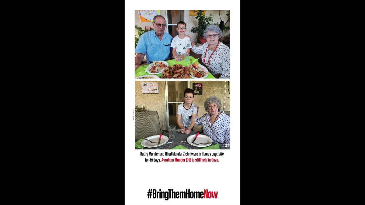 ハマスの人質だった子どもら、祖父の解放願い…家族写真を公開