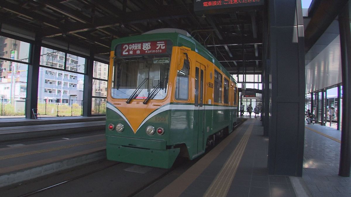 鹿児島駅前電停で市電が脱線　一部ホーム使えず平日より約100便少ない土曜ダイヤで運行