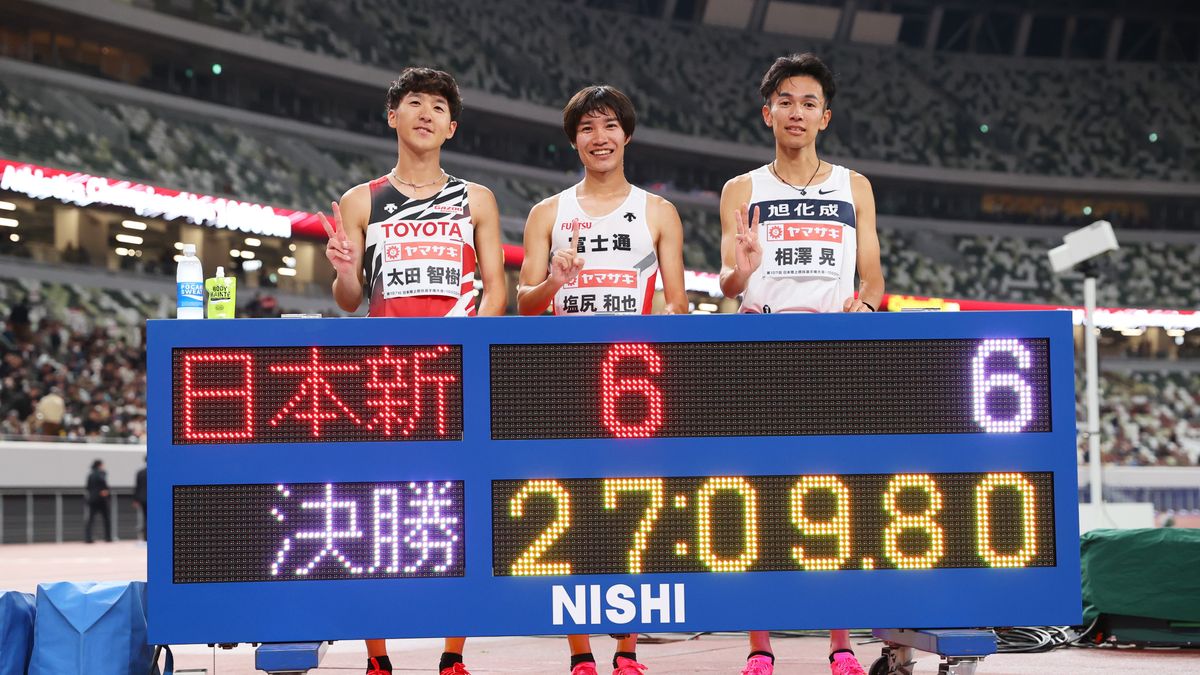 日本選手権10000mは“超”記録ラッシュ　男子は日本記録超え3人＆女子は30分台4人　パリ切符は来年へ持ち越し