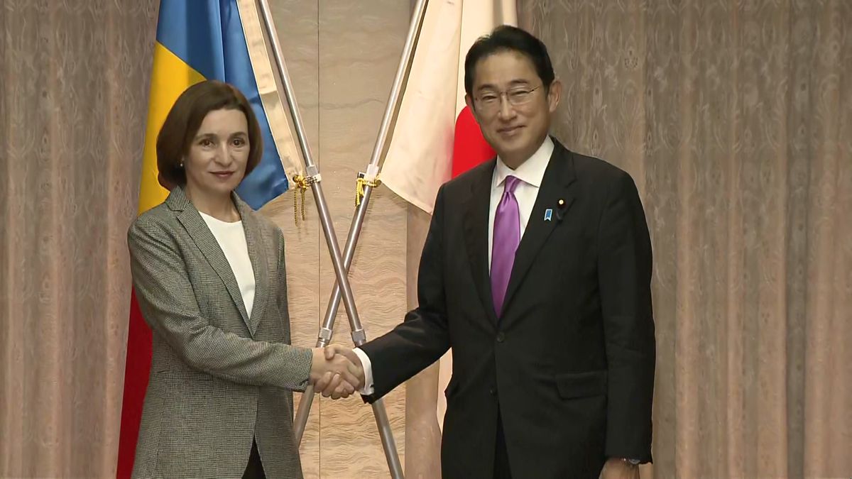 岸田総理、モルドバ大統領と会談　隣国ウクライナの避難民受け入れに敬意…2700万ドルの追加支援を表明
