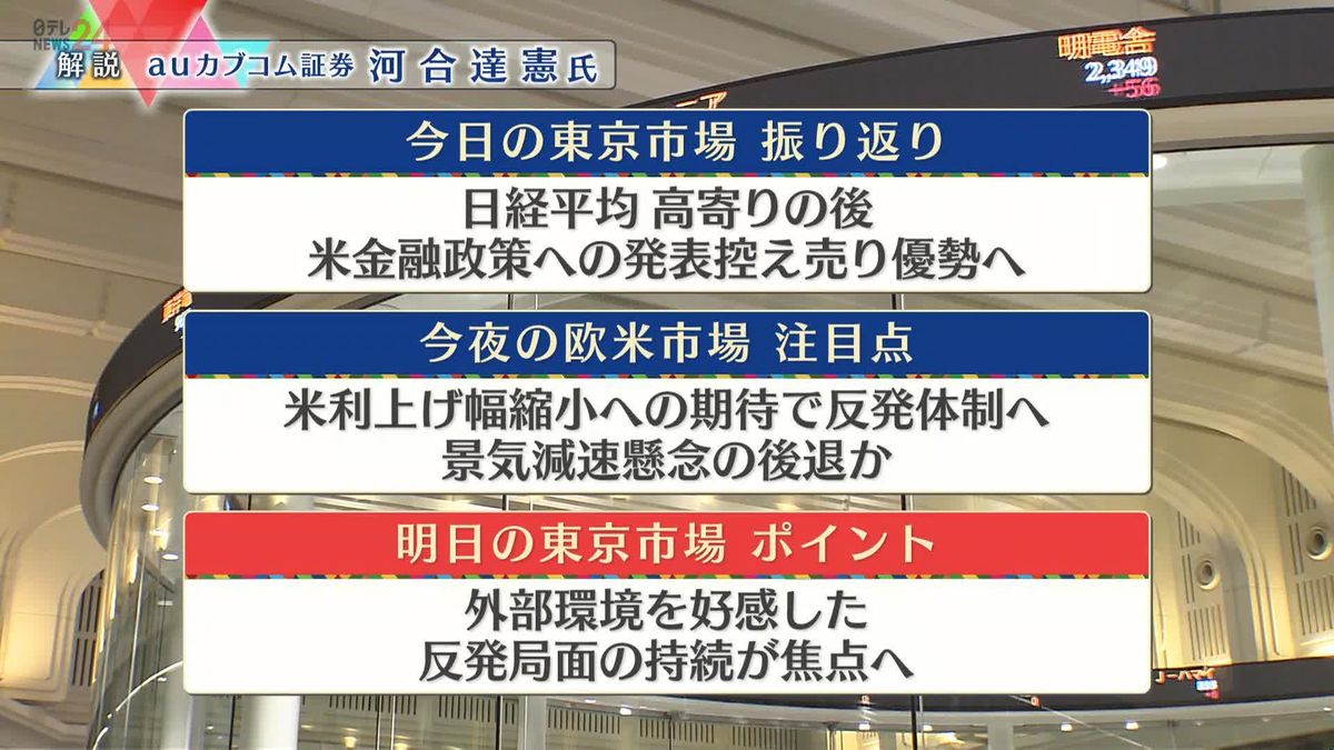 株価見通しは？　河合達憲氏が解説