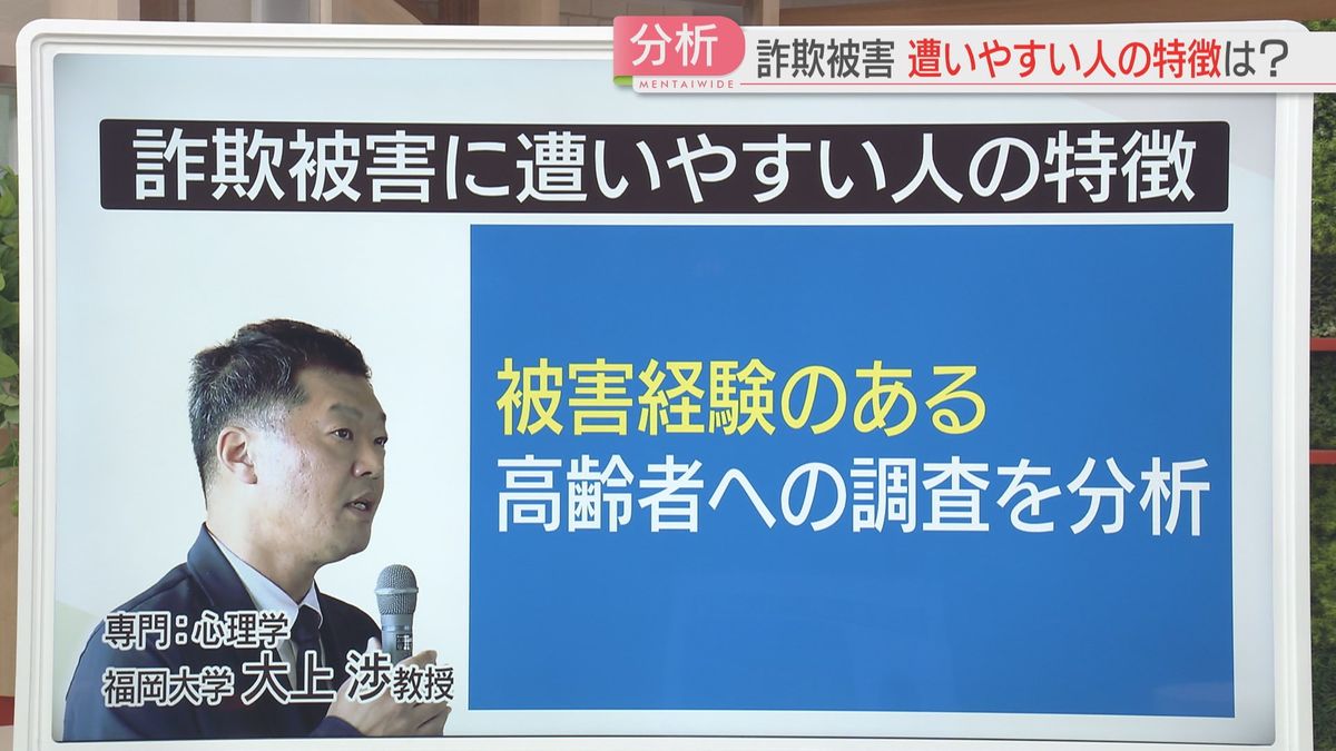 【詐欺】心理学の専門家が語る被害に遭いやすい人の特徴は　県内で2か月で10億円超の被害　警察・区役所・金融機関・コンビニが緊急会議　福岡