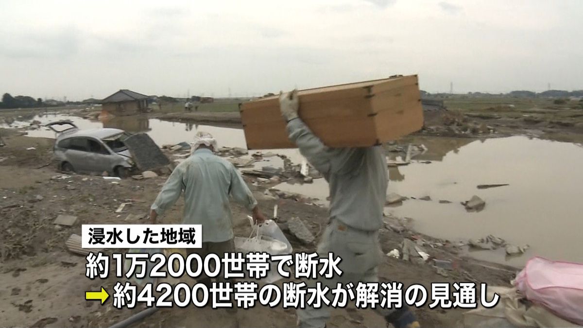 茨城豪雨被害から５日目…復旧作業が本格化