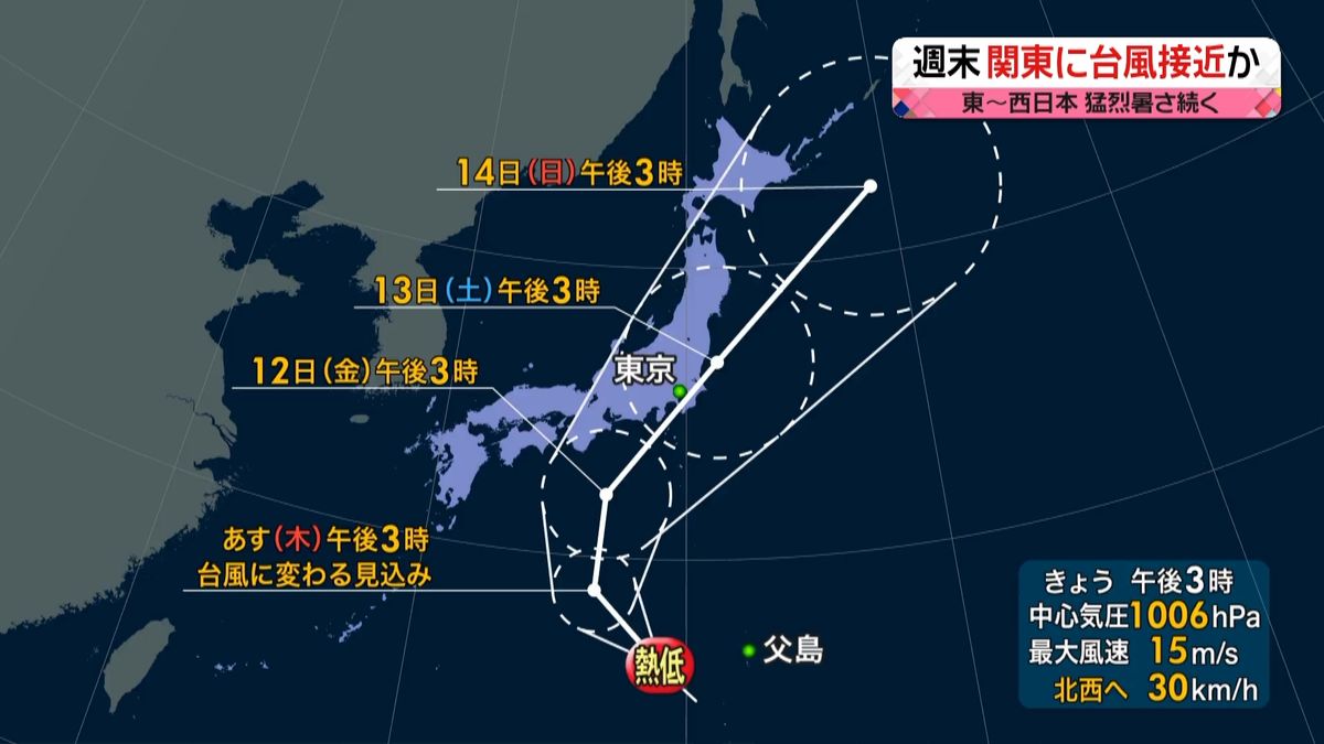 【天気】北日本に“前線停滞”大雨予想も…東京は今年16日目の猛暑日予想