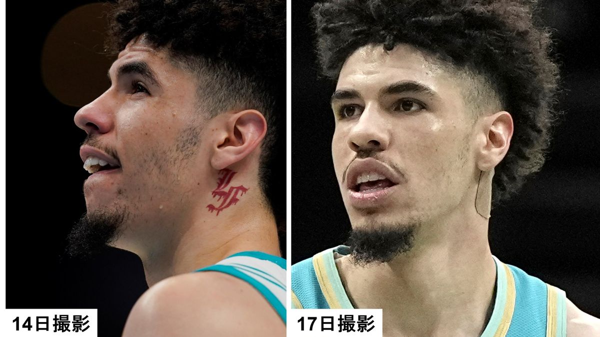 NBA・ボール兄弟の1人　ラメロが首に自身のブランドロゴのタトゥーいれるも・・・