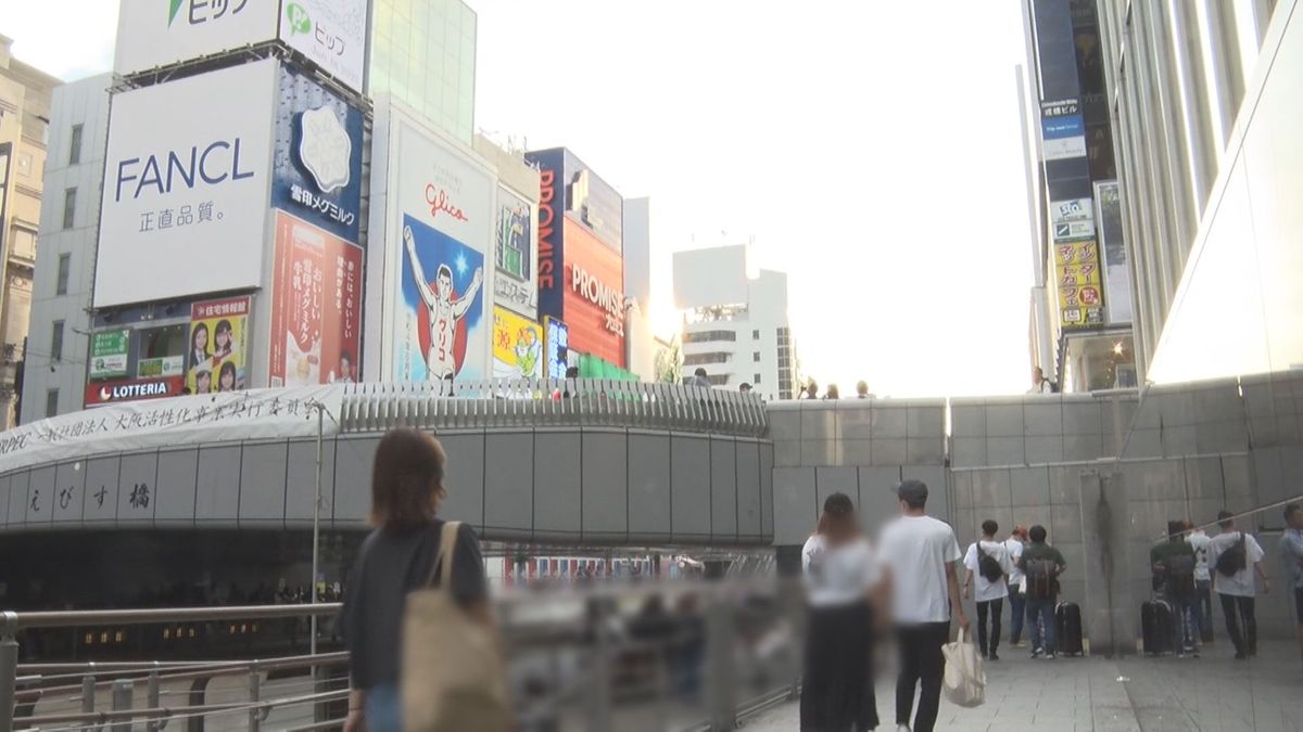 大阪・道頓堀の通称『グリ下』