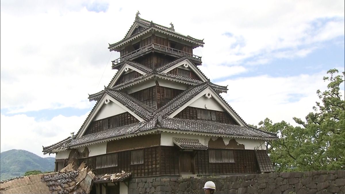 熊本城は今…立ち入り禁止エリアを初撮影