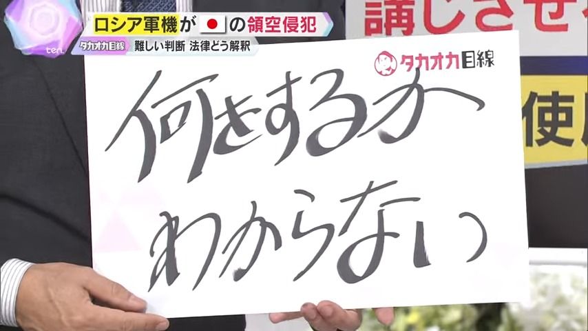 武器使用が明記されると相手側は「日本がどの手段を取ってくるかわからない」