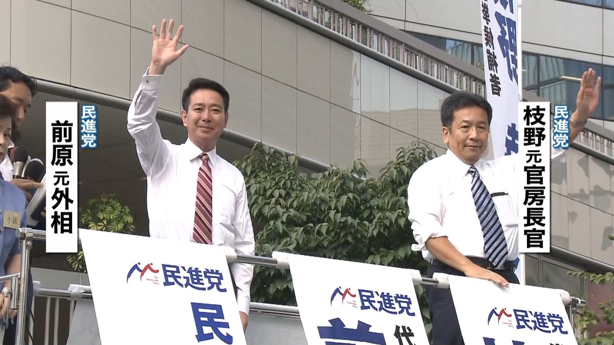 民進党　きょう代表選挙