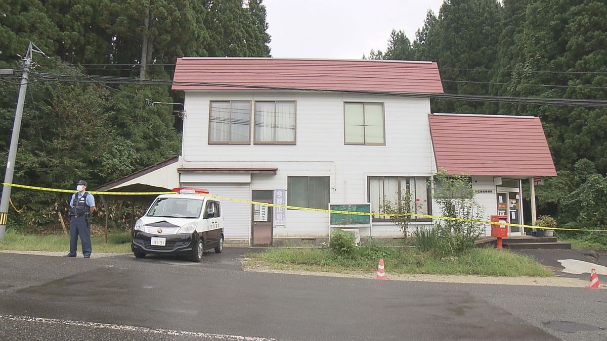 郵便局の2階から侵入か　白鷹町の強盗事件発生から1週間　依然男の行方つかめず