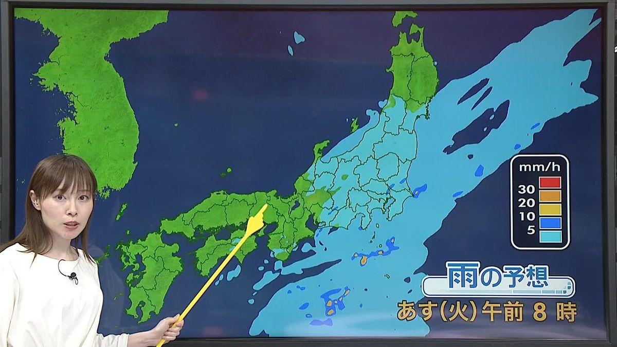 【天気】西日本は晴れ間出る所多く　東海も昼過ぎから晴れる　関東や東北の太平洋側は雨が続きそう