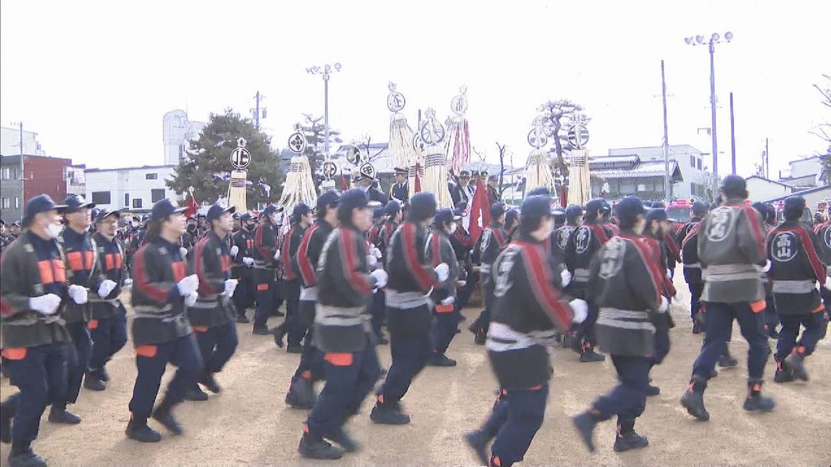 江戸時代からの出初式　5年ぶり通常開催