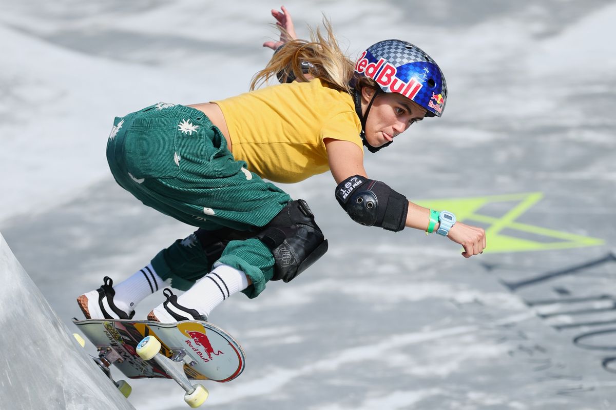 2022年のエックスゲームズに出場したブラジルのインジアラ・アスプ選手(写真:森田直樹/アフロスポーツ)