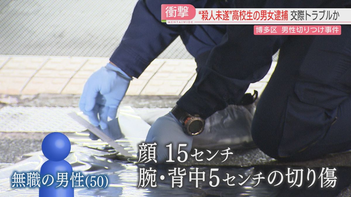 顔の傷は15センチに及んだ