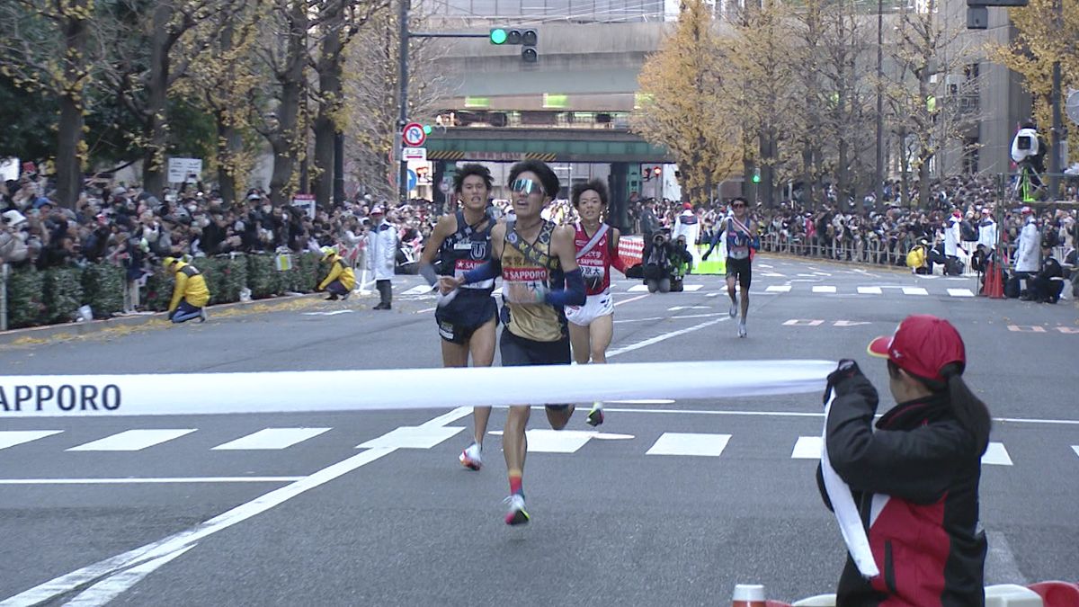 4チームの競り合いで総合8位に入った東京国際大学