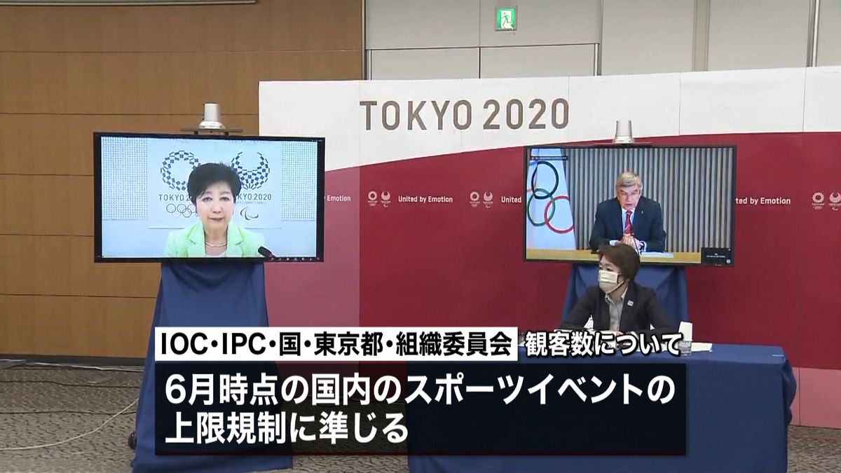 東京五輪パラ５者協議　観客上限は６月判断