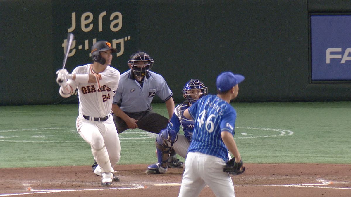 7月でもう4本目 巨人・大城卓三が値千金の同点ツーランホームラン