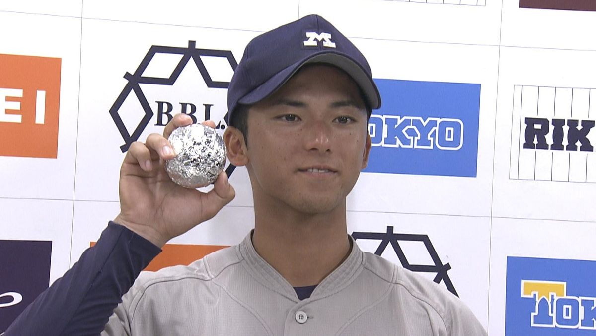 ドラフト1位候補の明治大・宗山塁　今季初戦で決勝HR　史上34人目の通算100安打にも王手【東京六大学野球】