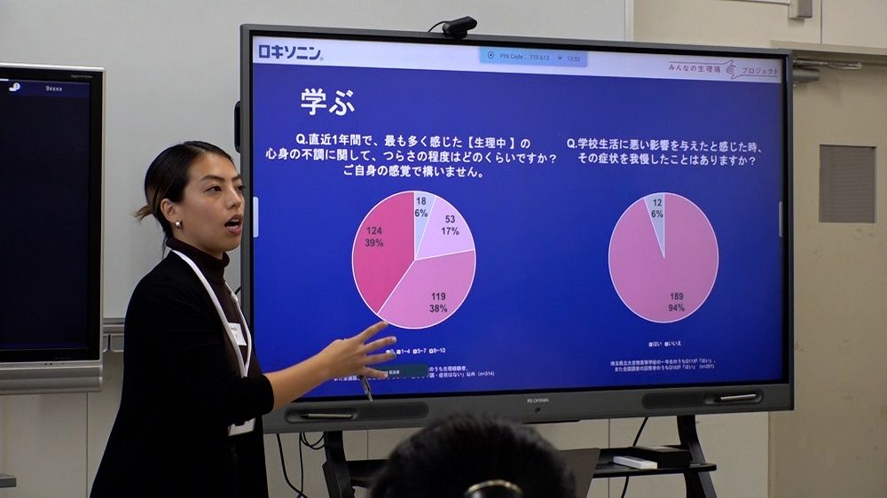 大宮南高等学校とロキソニン、Fermataの3社で開催