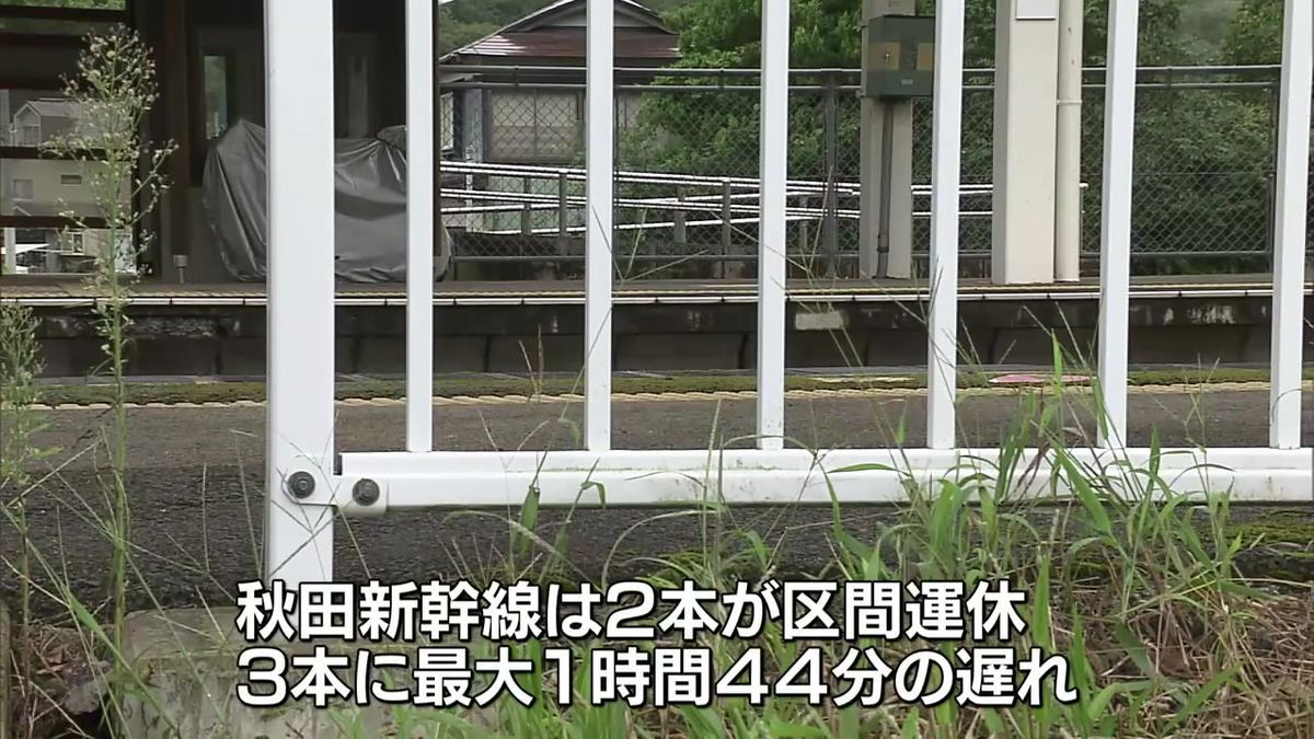 秋田新幹線が接触事故　一時運転見合わせ