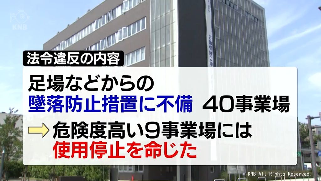 是正勧告や指導８割以上に　富山労働局が建設工事現場の一斉監督　７月実施