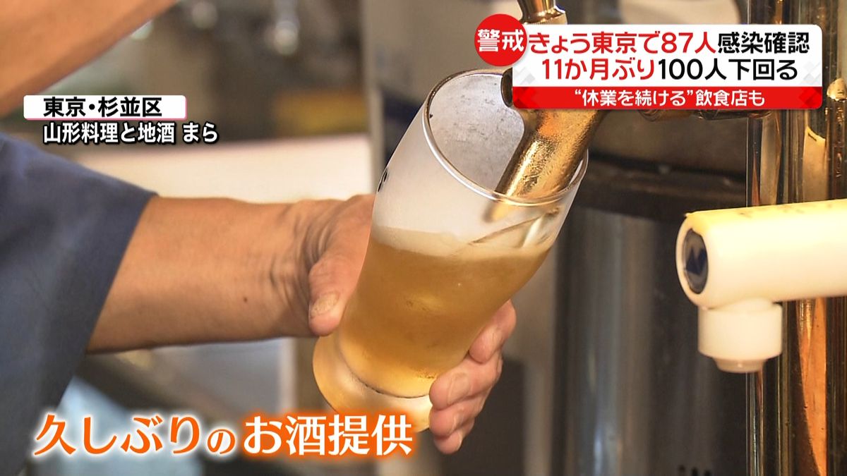 宣言解除　居酒屋“満席”再開に慎重な店も