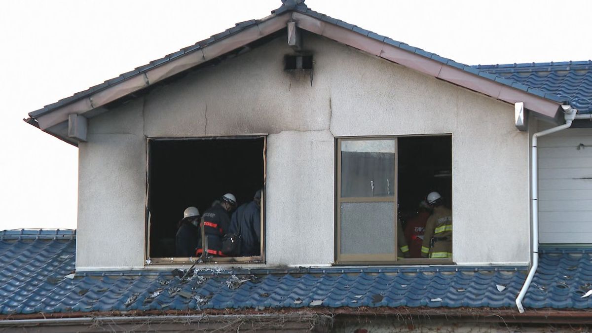 【住宅2階から遺体】宮城・石巻市で住宅火災　焼け跡から1人の遺体