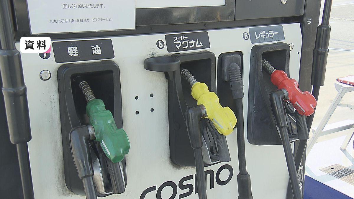 ガソリン販売価格182.2円　2週連続の値上がりに　大分