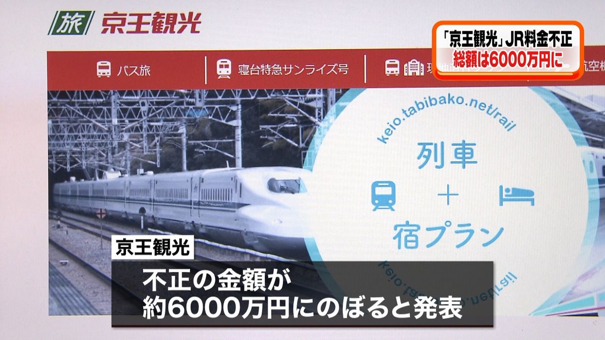 京王観光がＪＲに過少支払い　不正６千万円