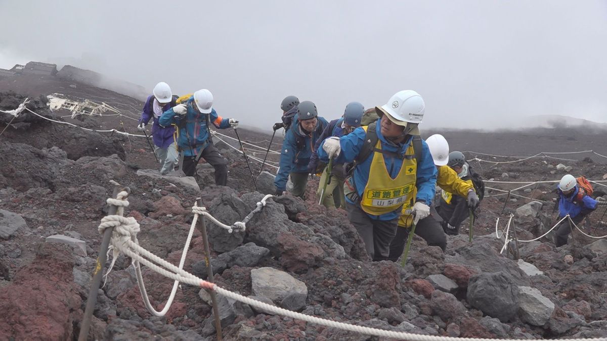 7月1日から「登頂OK」 富士山で登下山道調査 山梨側「吉田ルート」山梨県