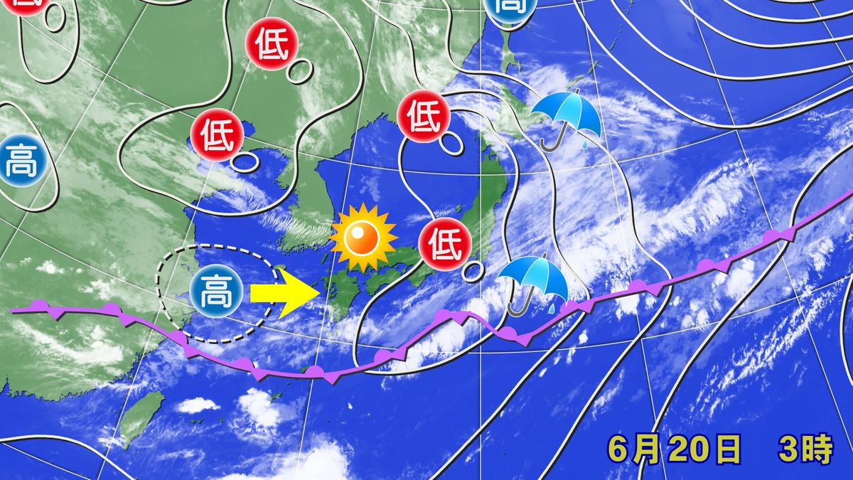 【天気】東海・北陸・西日本は青空広がる