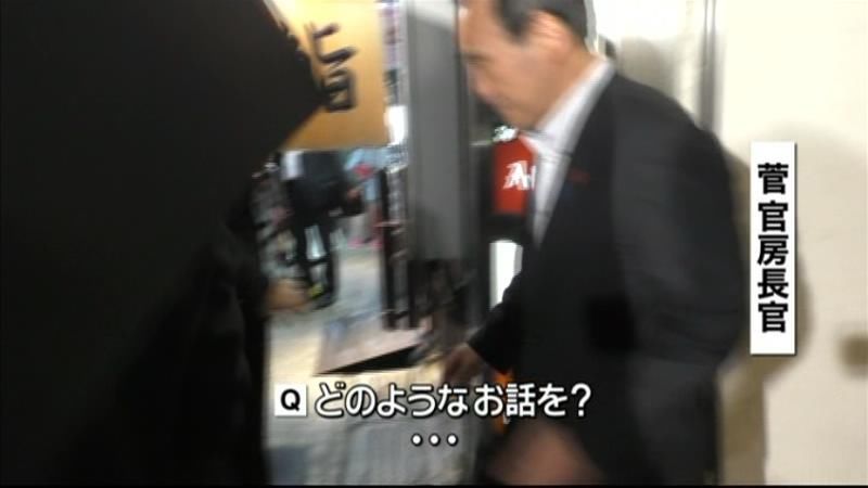 菅長官　安保関連法案で松野氏に協力要請か