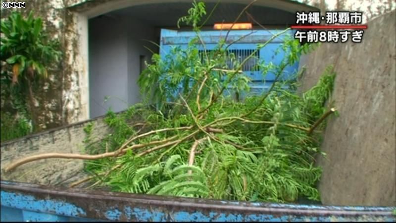 台風１６号近づく沖縄　最大級の警戒必要