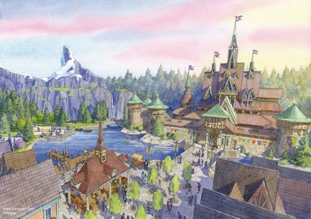 フローズンキングダムのイメージ図　(c)Disney