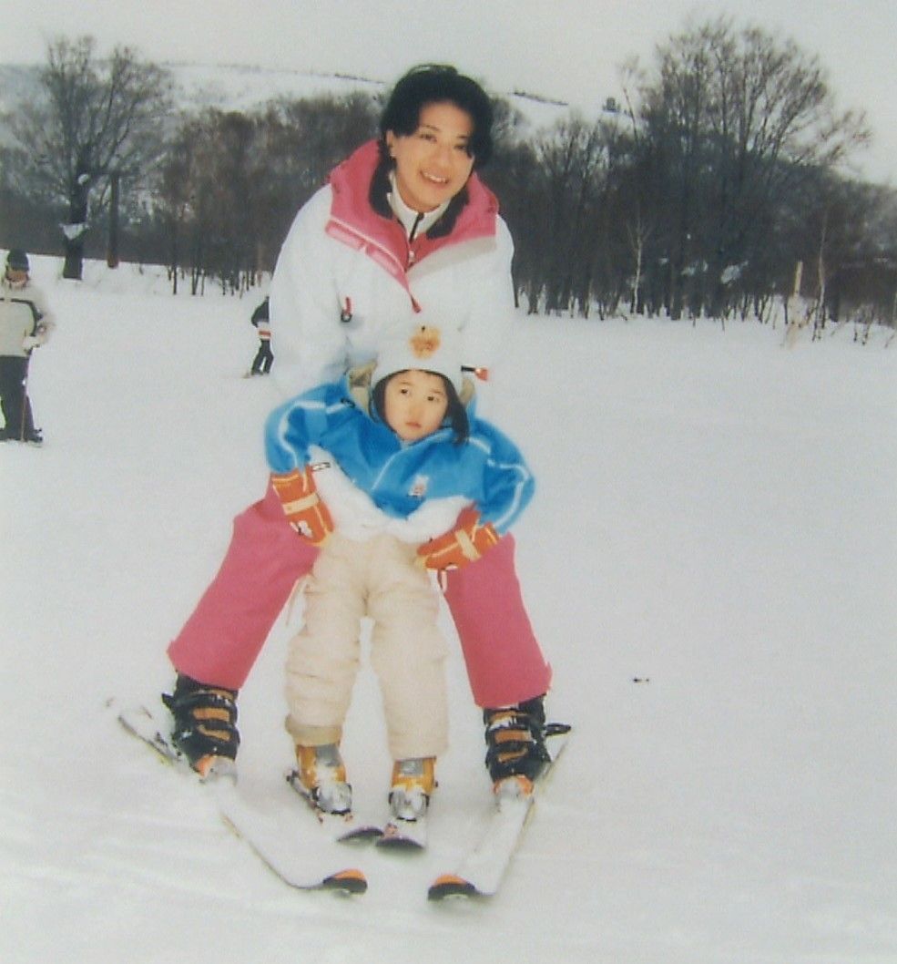 長野・奥志賀高原スキー場　2005年2月　提供：宮内庁