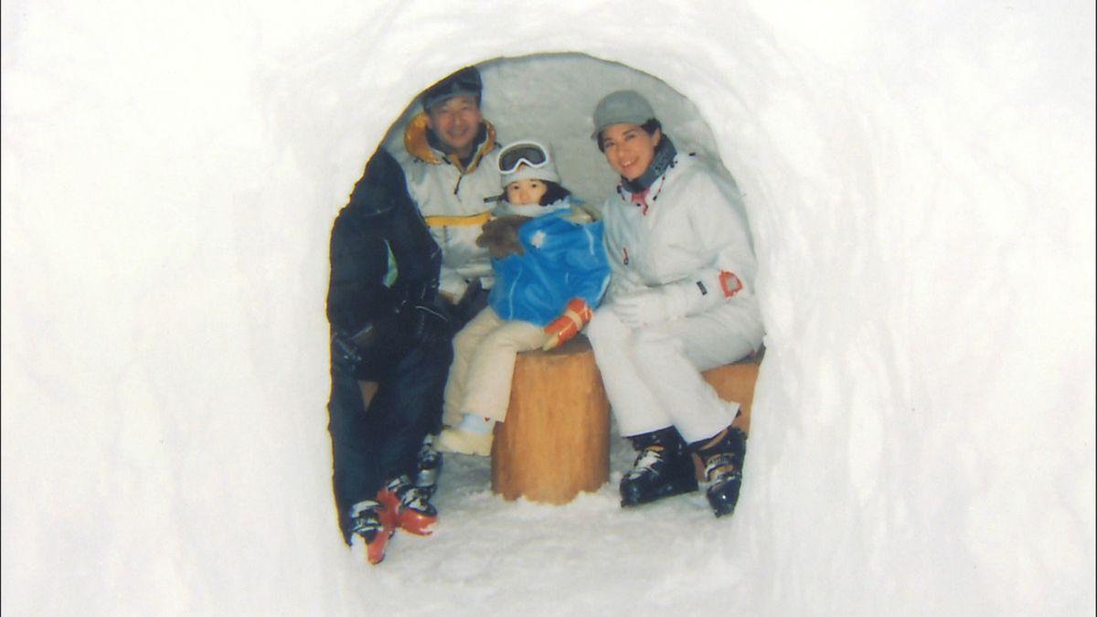 2005年2月　長野・奥志賀高原スキー場　提供・宮内庁