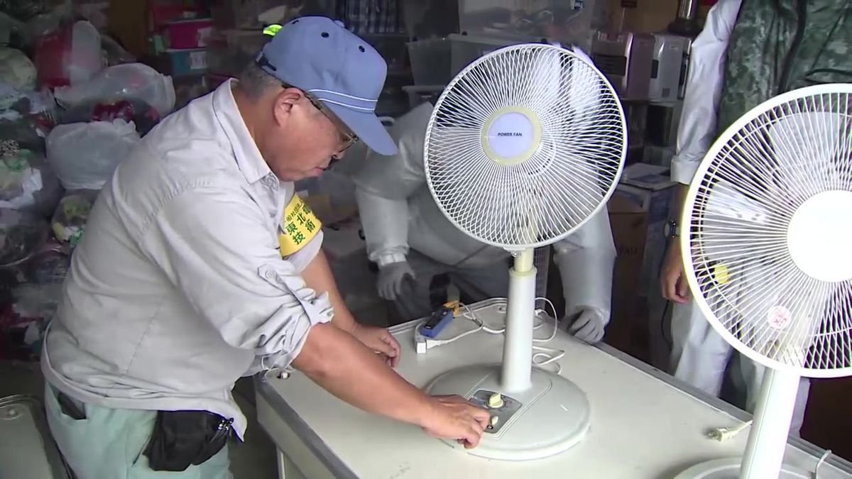 家庭から寄せられた中古冷房器具を点検・清掃　東北電力グループが盛岡市民福祉バンクを支援　岩手・盛岡市