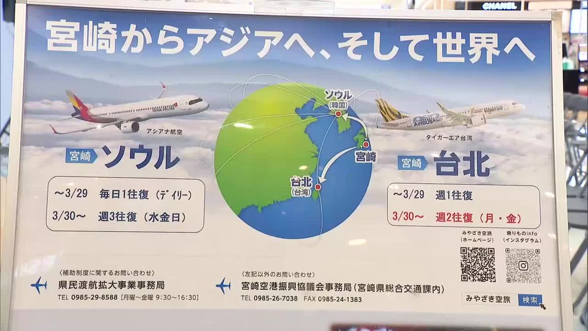 海外旅行の魅力発信　みやざき空旅・国際線満喫フェア