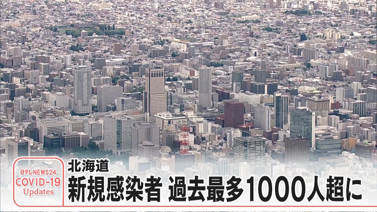 北海道の感染者　千人超え過去最多の見通し