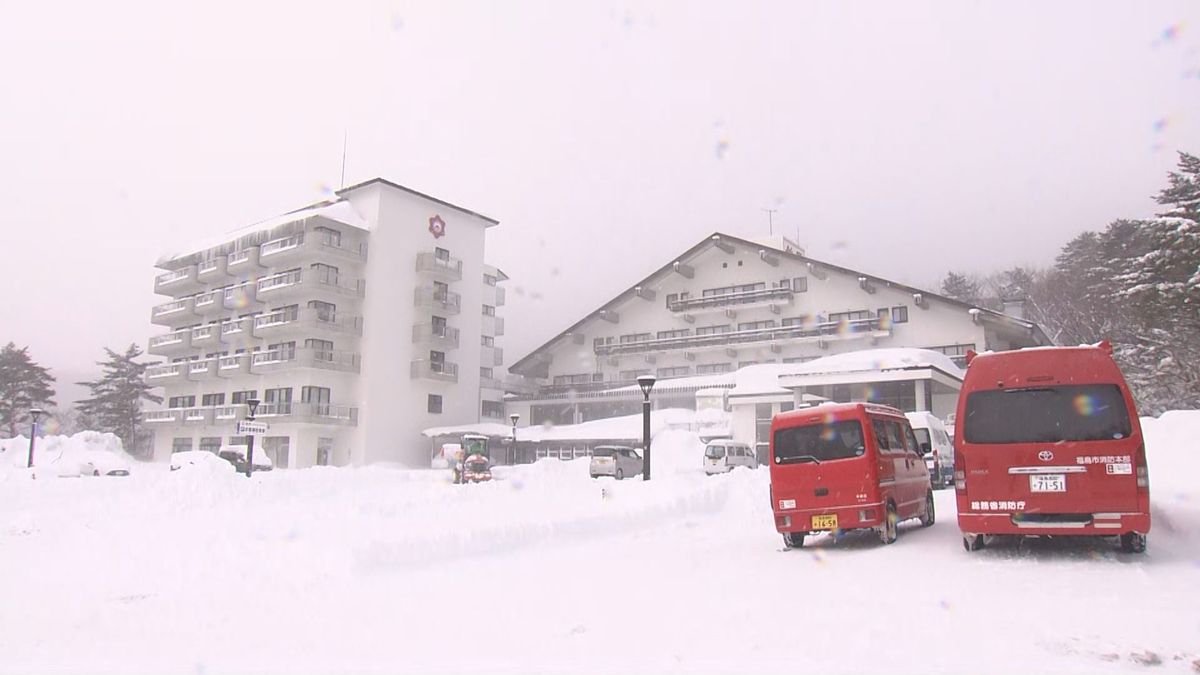 遭難した従業員ら宿泊施設