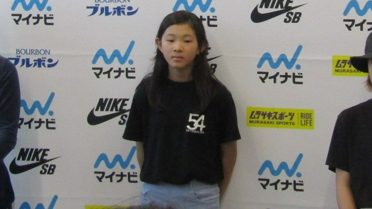 【スケボー】日本選手権 パーク女子準決勝 予選トップの12歳長谷川が準決勝トップ通過