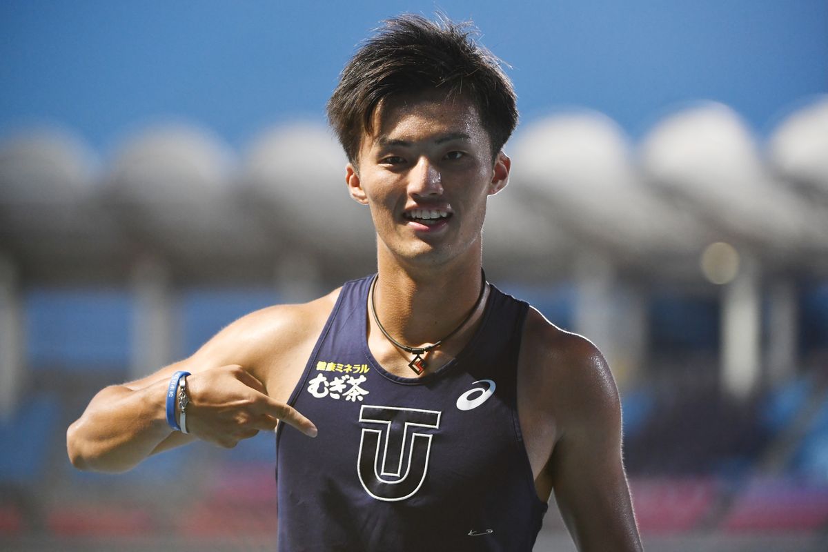 【陸上】「意地ですよ！」パリ五輪の悔しさ胸に…柳田大輝が笑顔でインカレ100m制す