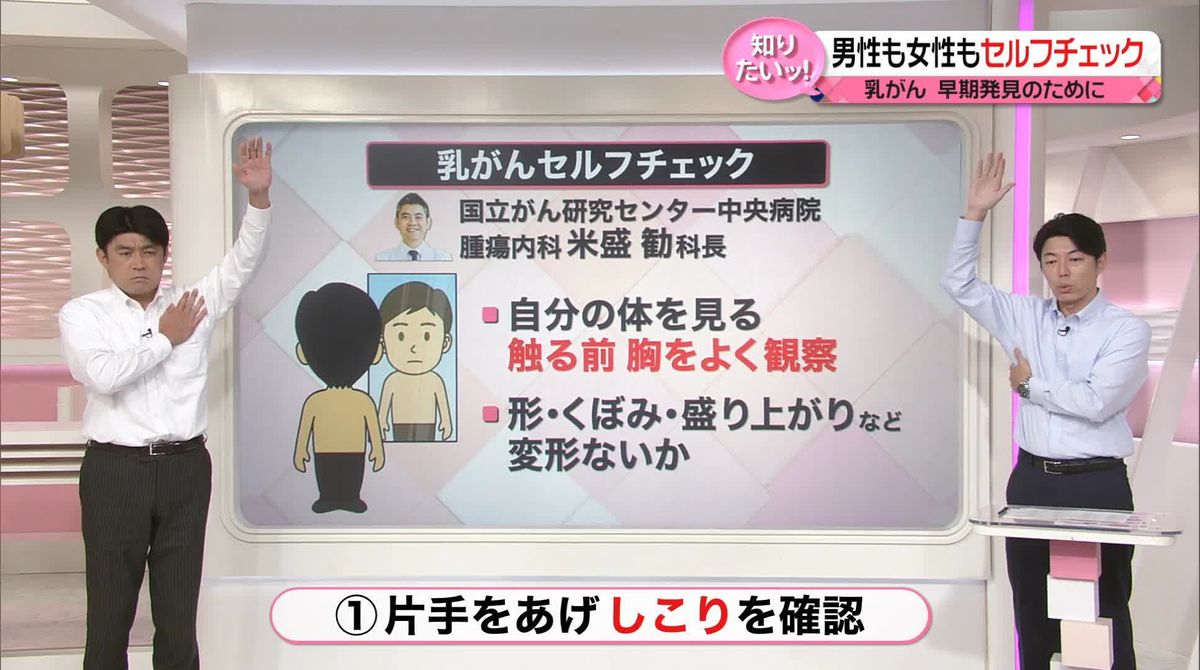 男性の乳がん　リスク高い人は？　セルフ“触診”で早期発見も可能