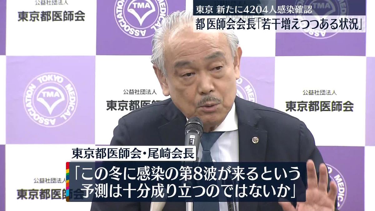 都医師会会長「感染者数、若干増えつつある」　要因は…