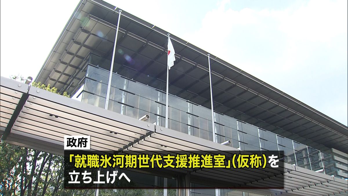 「就職氷河期世代」に省庁横断型の対策室へ