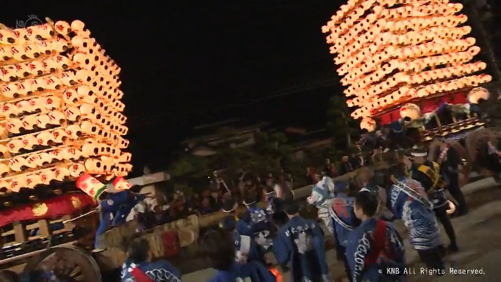 無観客開催の伏木曳山祭　地震からの復興　願いを込め「かっちゃ」威勢よく