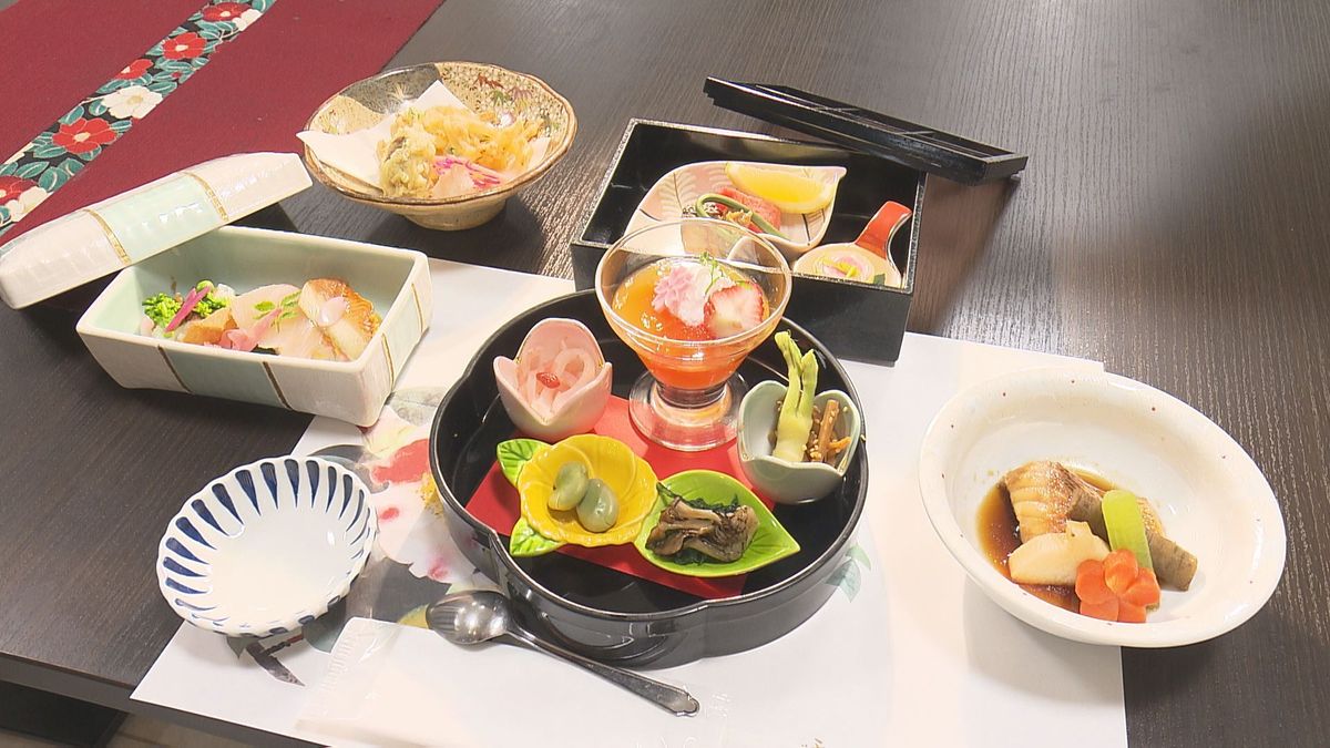 華やかな春の気分をサキドリ！“高齢者に優しい”懐石料理の試食会